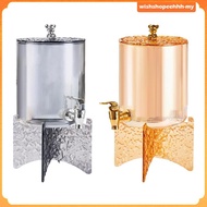 [WishshopeehhhMY] Beverage Dispenser Glass Drink Dispenser with Stand Beverage Container Cold Kettle