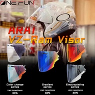 For Arai VZ-RAM RAM-X SZ-RAM VAS-Z Photochromic Visor Motorcycle Helmet Anti-Fog Sunshield Quick Rel