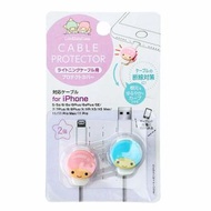 日本Little Twin Stars 充電線保護套公仔 一套2件（適用於iPhone USB-C and Lightning Cable）平行進口