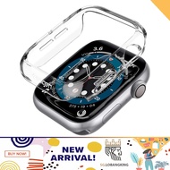 [instock] Spigen Compatible for Apple Watch Series 6/SE/5/4 44mm Case Thin Fit - Crystal Clear