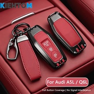 Car Metal Key Fob Cover for 2026 New SAIC Audi A5L 2025 FAW Audi A6L e-tron C9 Q6L A6 A7 Q7 Accessor
