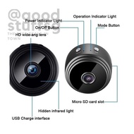 [SG FREE ] A9 CCTV Camera Wifi Connect To Cellphone With Voice 360 Camera bri