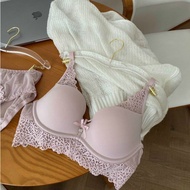 Smooth Molded Bra with Lace Edge and Thin Padded Underwire for Big Breasts, Big Back with Underarm F