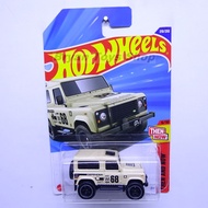 Hot Wheels Land Rover Defender 90 Cream Hotwheels