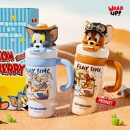 Tom & Jerry Cowboy 750ml BPA FREE Stainless Steel Tumbler Bottle Tumbler Tahan Sejuk