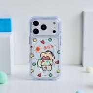 蠟筆小新像素睡衣小新抗黃防摔MagSafe iPhone手機殼