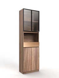實惠 - HAGEN DK-C-2481 雙玻璃門書櫃600W x 320D x 2050Hmm