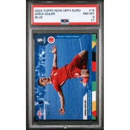 PSA 8 2024 TOPPS NOW UEFA EURO BLUE /49 ARDA GULER #14