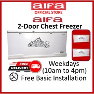 Aifa 2 Door Chest Freezer, Top Opening Door, 606L / 720L Capacity - AD-6069 / AD-7069