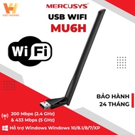 USB Wifi Receiver Mercusys MU6H / MW300UM Mini / MA20N Dual Band 650M/300M, Compact, Easy to Install
