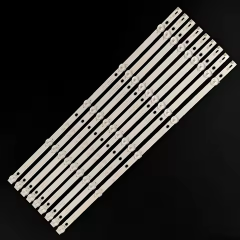 Kit 9 PCS 5LED(6V) LED Backlight Strip for 50USK1810T2 50PUT6023 K500WDC2 A2 4708-K50WDC-A2113N11 50