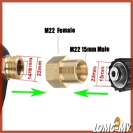 【LOMC】High pressure water pipe connector internal thread M22 to external thread M22-15