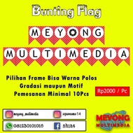 Bunting Flag / Bendera Pesta / Happy Birtday / Tedak Siten / Lamaran