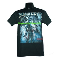 Megadeth Band Shirt Dystopia Album Pattern Advanced Cyber Graphics Metal Black MDH1561