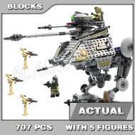 707pcs Star Wars Imperial AT-AP Walker Rotating Elevating Upper Turret 11424 Building Blocks Toy Com