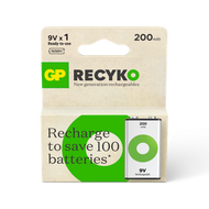 超霸 - ReCyko+ 充電池 200mAh 9V 1粒裝 (2710) [GPRHV158B018][C25]