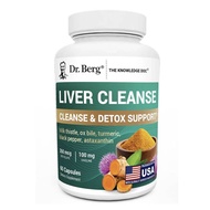 Daily Liver Wellness Nutrition Dr. Berg Liver Cleanse 60 Capsules Ox Bile Black Pepper For Busy Life