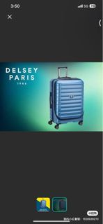 delsey s系列30吋前開蓋式可擴充行李箱 (有保養)