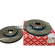 ( 100% FEBI GERMANY ) 5Q0615301F 1K0615301AA FRONT BRAKE DISC ROTOR VW PASSAT B6 B7 GOLF MK5 MK6 JET