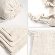 factory 20/50pcs Small Bag Natural Linen Pouch Drawstring Burlap Jute Sack Jewelry/Gift/flour/millet