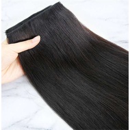 GK Real Long 100% Natural Extensions Clip female straight hair extended real hair piece invisible se