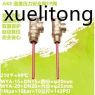AKE Pressure 99 Degree Pressure Relief Valve TP Valve WYA-15 Safety Valve WYA-20 Temperature Water R