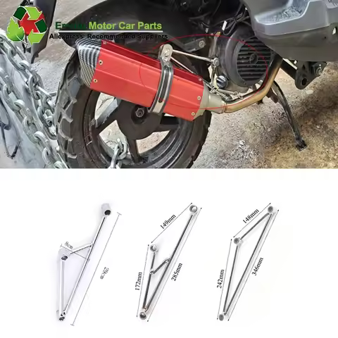GY6 Scooter motorcycle exhaust muffler Tripod brackets ,universal motorbike modified tripod, gy6 139
