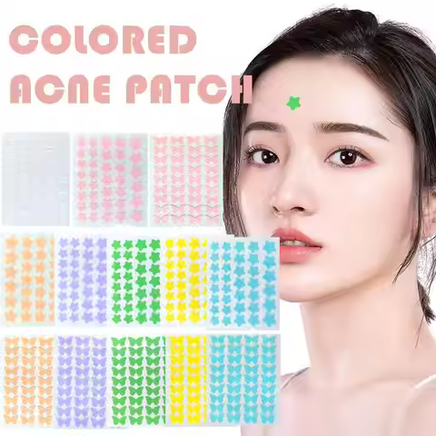 36Pcs/lot Cute Butterfly Star Shaped Acne Patch Pimple Cover Sticker Invisible Pimple Cover Removal 