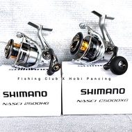 Reel Shimano Nasci 2021 500 1000 2500 C3000 4000 XG C5000 Power Handle - 500