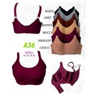 A36 SISTERHOOD (WIRELESS, THIN FOAM) seamless bra