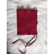 "ALFANDY STORE" Bergo Plisket Polkadot/ Bergo Plisket Ceruty Baby Doll Motif Polkadot/Bergo Plisket 