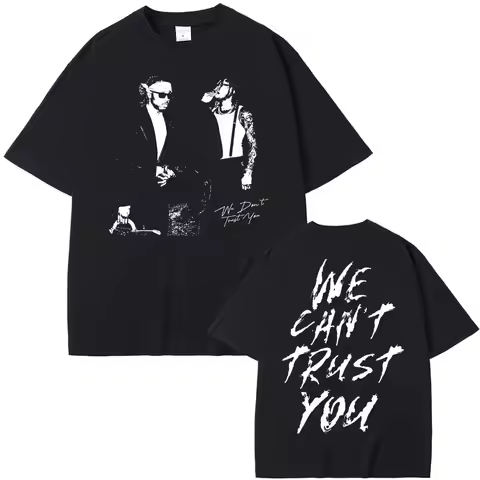Rapper Future & Metro Boomin 2024 New Hip Hop Album We Don't Trust You Graphic T-shirt Men Women Cas