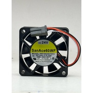 SanAce60WF MODEL 9WF0624H7D03 DC 24V -= 0.12A ᆞ A90L-0001-0511 EP 071213P A SANYO DENKI Made In The 