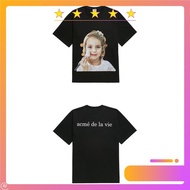 [ONLY 1 DAY] ADLV Baby Face Black Makeup Black ADLV Round Neck T-shirt