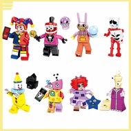 2024 8PCS The Amazing Circus Action Figure Building Blocks Set Gift New-