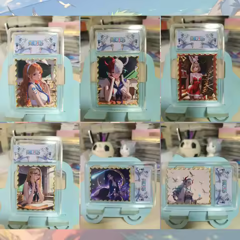 Anime One Piece Nico Robin Uta Nami Yamato Kalifa Carrot Shirahoshi Collectible Cards Christmas Birt