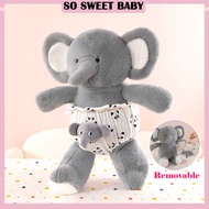 Elephant Plush Toy Elephant Plushie Anak Patung Elephant Cute Doll Elephant Patung Comel 大象娃娃