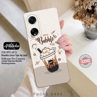 HP Softcase Oppo A98 5G Fashion Case Boba Case Oppo A98 5G Silicone TPU Pro Camera Casing Oppo A98 5