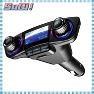 SUQI Wireless Bluetooth Player, Handsfree Bluetooth 5.0 Car Audio MP3,  Car Adapter Dual USB Charger Wireless Bluetooth Autoradio Car Accessories