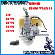KEIHIN HONDA WAVE125 BIG BESAR SLIDE RACING CARBURETOR CARB KARB CARBURATOR 21MM / 22MM/28MM/24MM DR