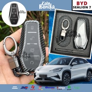 BYD Sealion 7 2025 Carbon Remote Cover Smartkey Casing Keyless Performance/Premium New EV 2026 Sea L
