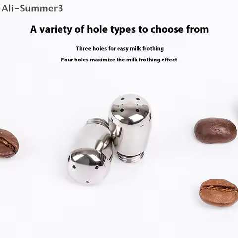 Coffee Maker Steam Nozzle 3/4 Holes Steam Nozzle Milk Foam Spout Steam Wand Tip For Sage Breville 87