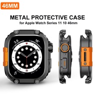 Mans Luxury Metal Case for IWatch 46mm Bumper Protector Cover for IWatch Series 11 10 Shell Accessor