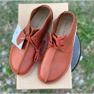 [HOT SALE] CLARKS DESERT TREK 03 Genuine Red Brown Leather S1690001 KASUT KULIT LELAKI MEN MAN SHOES