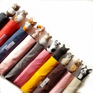 Cartoon Cartoon Couple Blasting Cat Folding Handle Original Umbrella Cloth Daigou Three Fox Wooden H