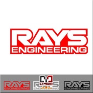 Sticker Cutting RAYS ENGINEERING Cutting sticker Car