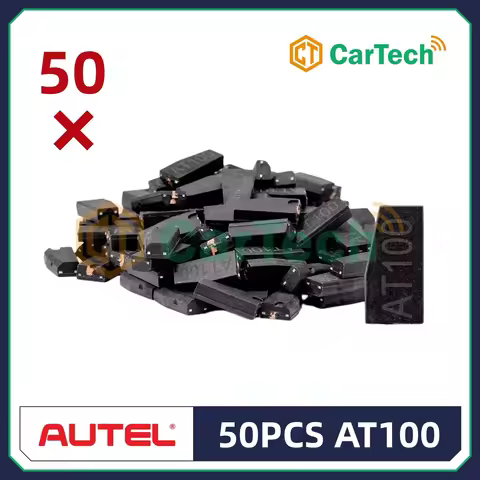 50PCS 2025 AUTEL AT100 Super Transponder Chip Compatible IM508S, IM608II, KM100, KM100E, IM608 PRO, 