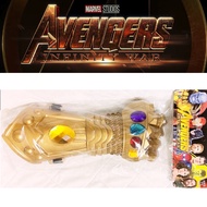 Thanos Infinity Gauntlet Avengers Gloves For Fun With 5 Gems Looks Realistic.