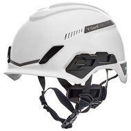 MSA 10194783 H1 V-Gard Helmet with Fas-Trac III Ratchet Suspension | Polyethylene Shell, Superior Impact Protection