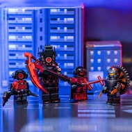 2025 New Cross Revenge Hunter Toilet Man Female Assembly Minifigures Building Blocks Toys World Mini